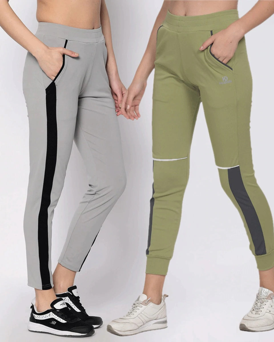 Buy Ayvina Women's Cotton Solid Track Pant Night Pants for Women - Pajama  Combo Pack of 2 Size 32 Online In India At Discounted Prices